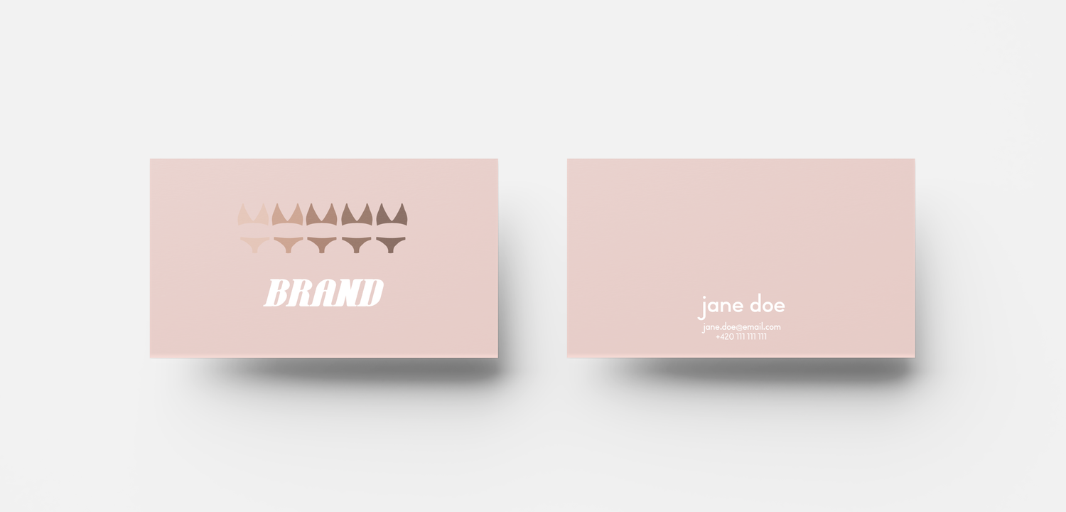 Jednoduché vizitky na míru